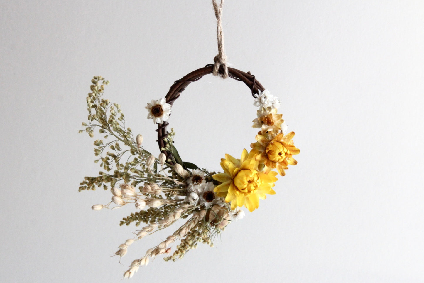 Dried Flower Wreath - 3"
